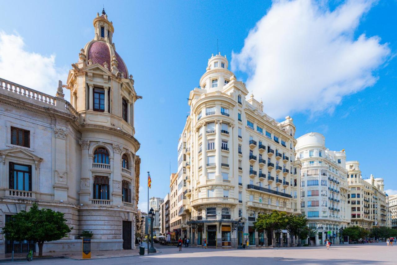 Ayuntamiento Panoramic Apartment บาเลนเซีย ภายนอก รูปภาพ