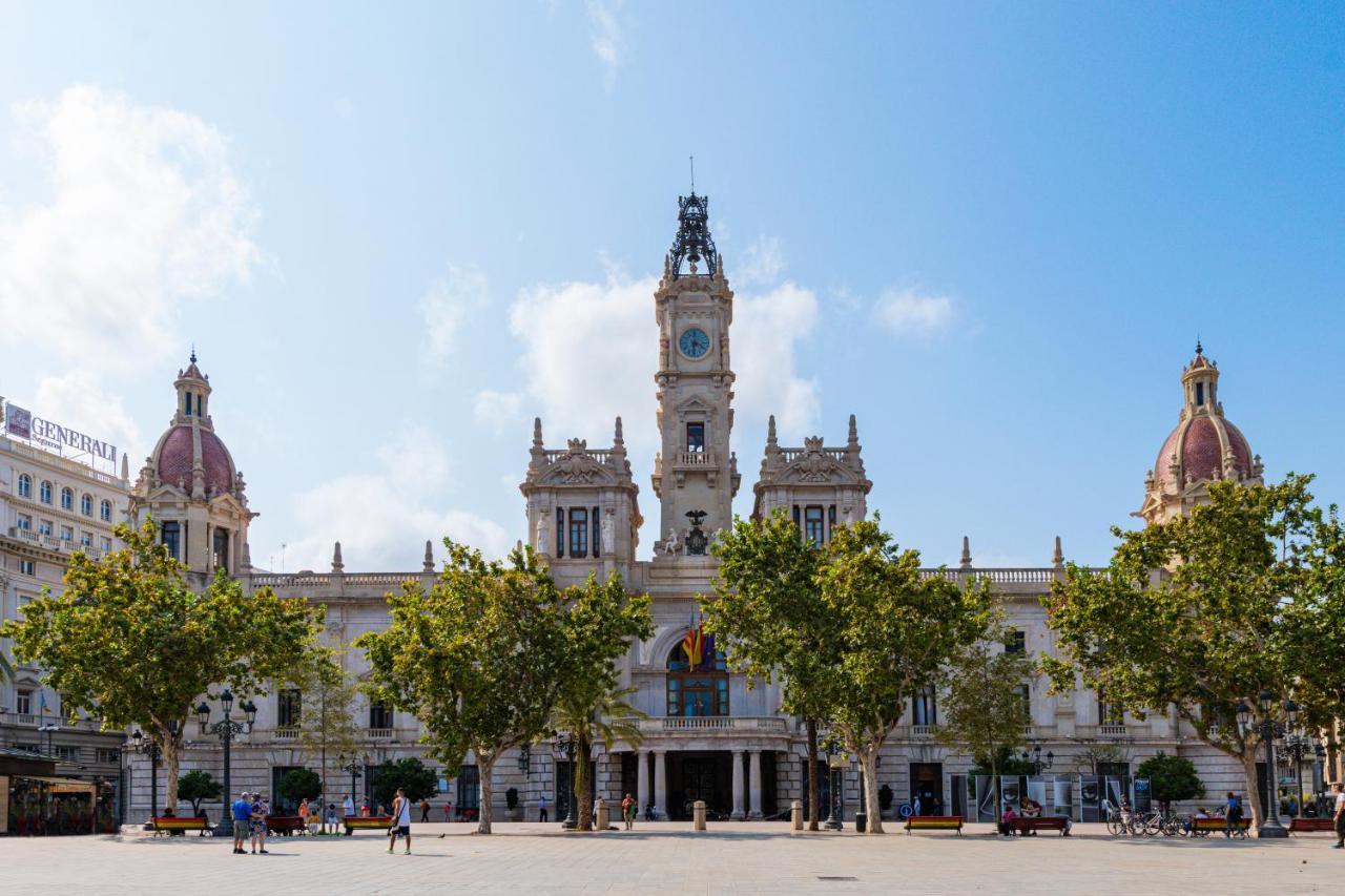 Ayuntamiento Panoramic Apartment บาเลนเซีย ภายนอก รูปภาพ