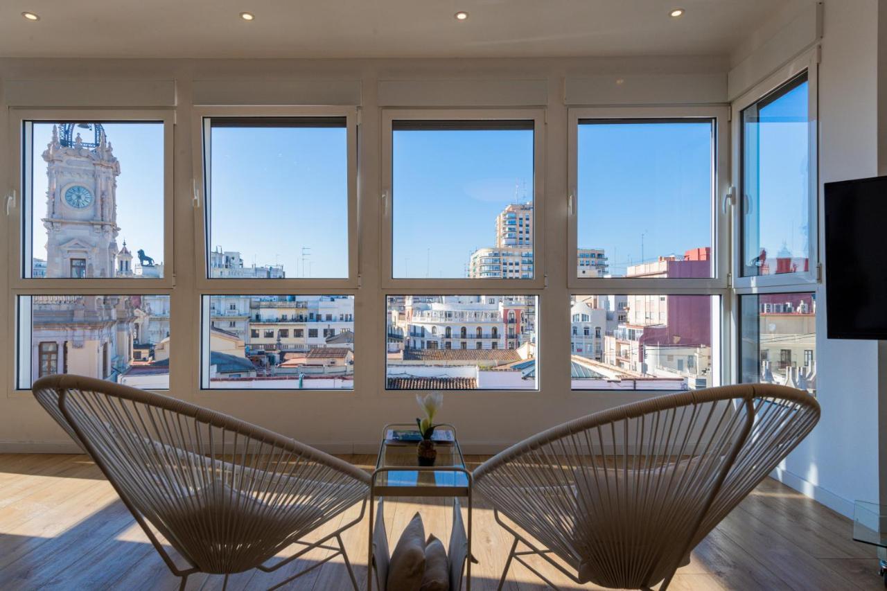 Ayuntamiento Panoramic Apartment บาเลนเซีย ภายนอก รูปภาพ